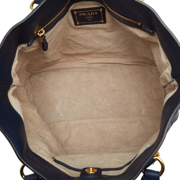 PRADA Blue Leather Shoulder Bag - Picture 11 of 14